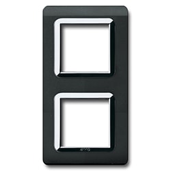 AVE - AVE44P34NAL PLACCA TECN.44 NERO CORN.CROMO 2+2M