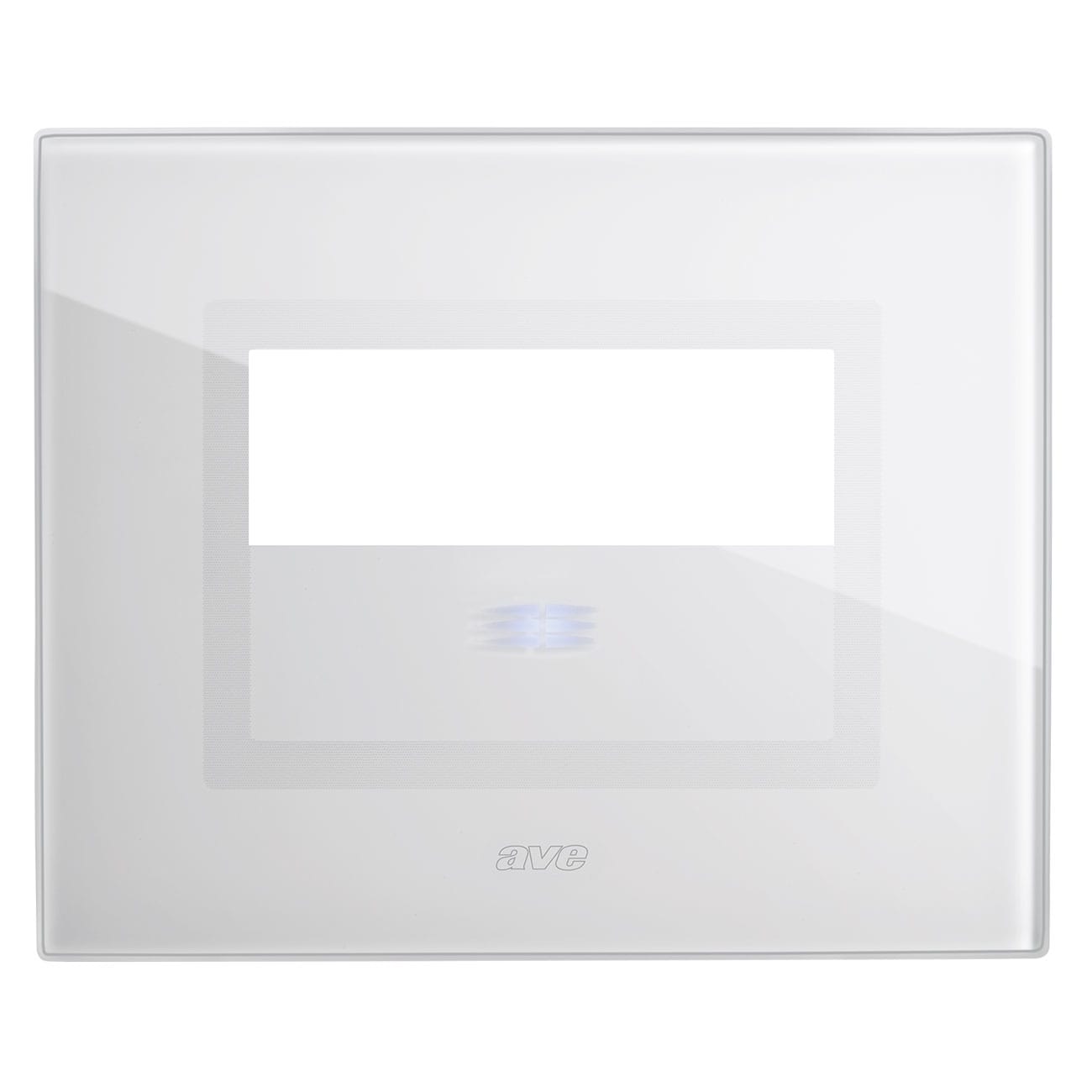 AVE AVE44PVTC88BL PLACCA VERATOUCH X PULSANTE BIANCA