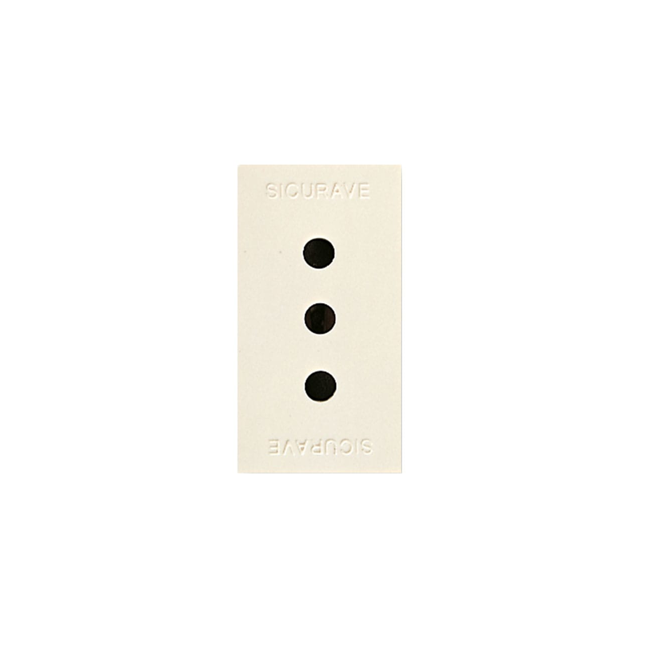 AVE AVE45906TS PRESA SICURAVE 2X10A+T BLANC