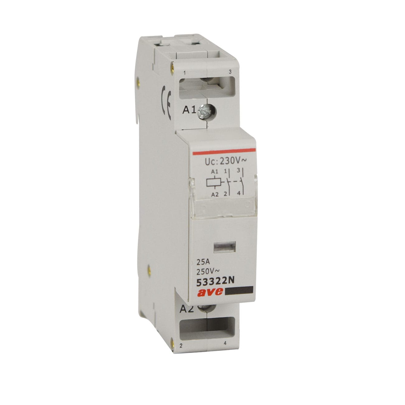AVE AVE53322N CONTATTORE 2P 25A 2NA T.B. 230V 1M