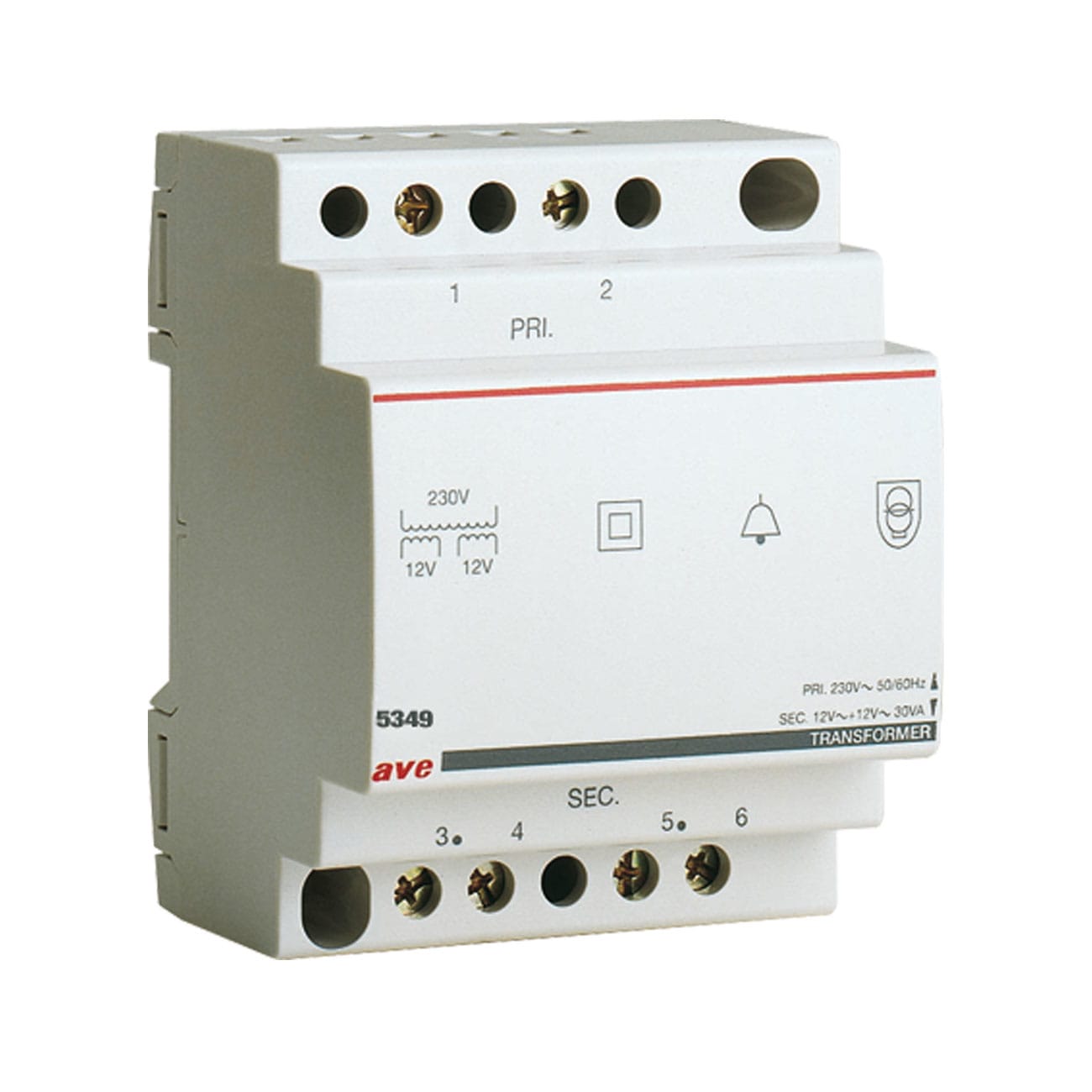 AVE AVE5349 TRASF.VNP 230V VNS 12/24V PN40VA 4M