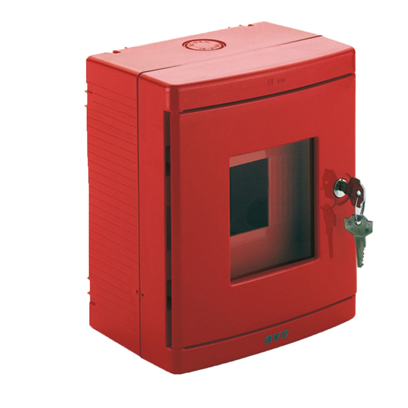 AVE AVEQ5505ER CENTR. ROSSO IP55 VETRO FRANGIB. 5M