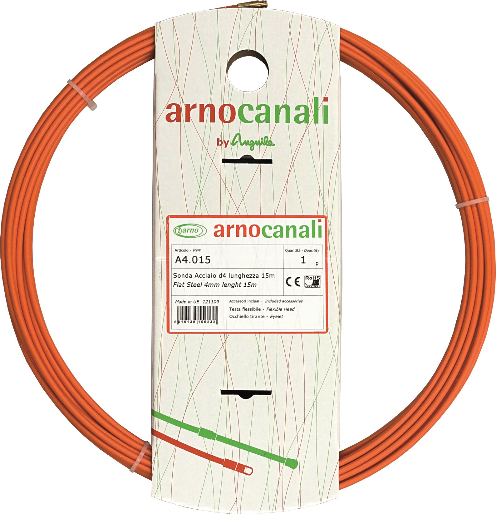 ARNOCANALI S.P.A - ARNA4.015 SONDA ACCIAIO-PP D4 L15 M