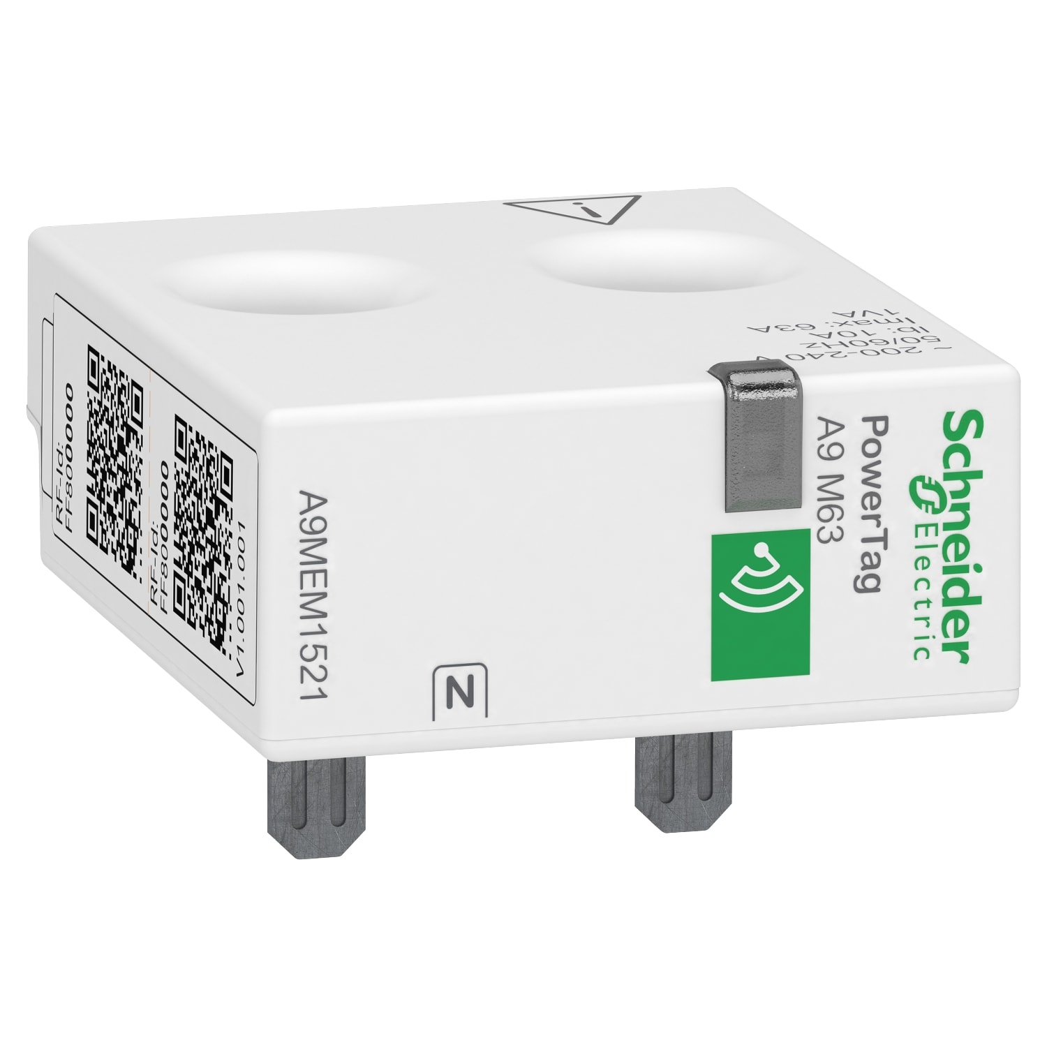 SCHNEIDER ELECTRIC SNRA9MEM1521 SENS. WIREL. POWERTAG M63A 1P+N MONTE