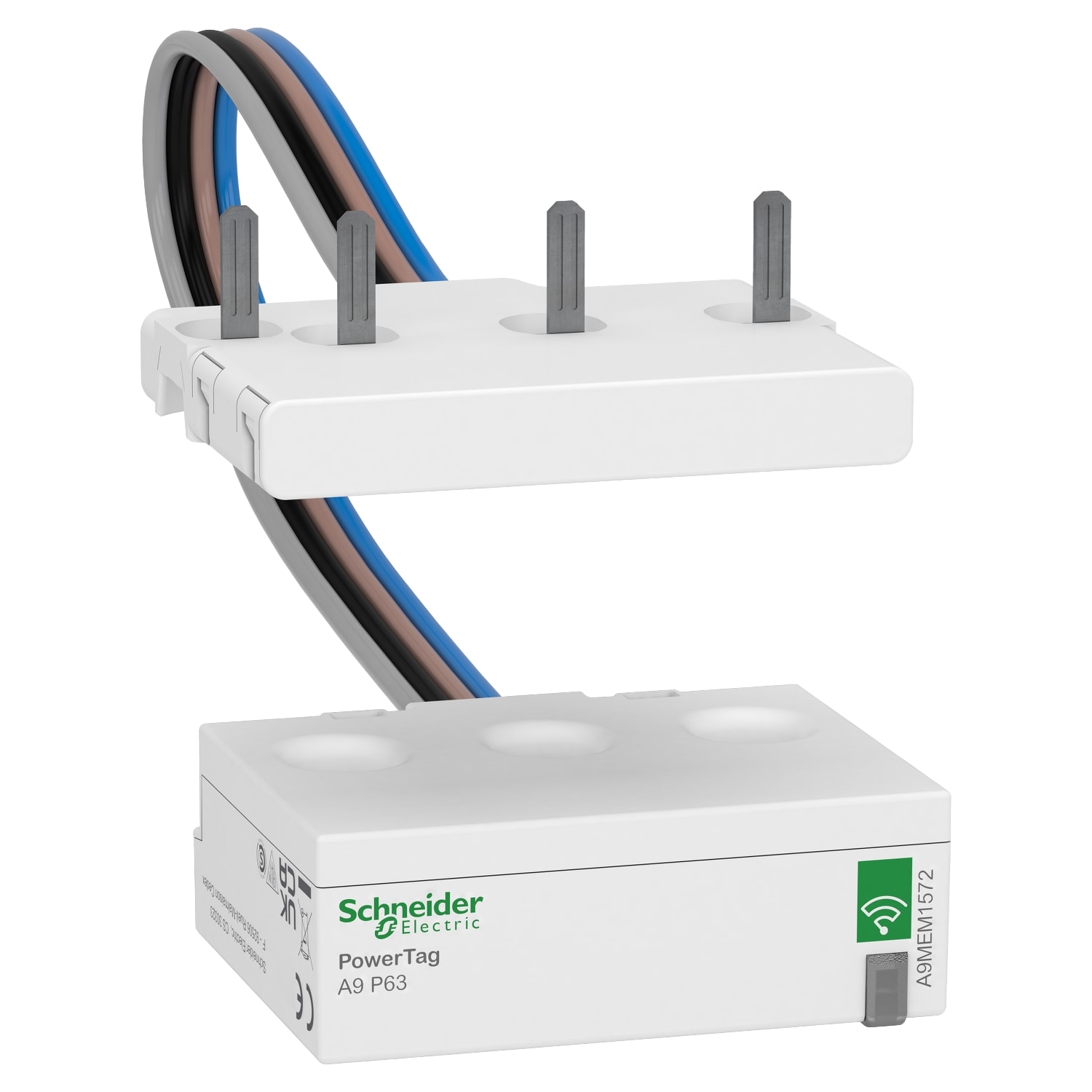 SCHNEIDER ELECTRIC SNRA9MEM1572 POWERTAG WIREL. P63A 3PN VALLE 9MM