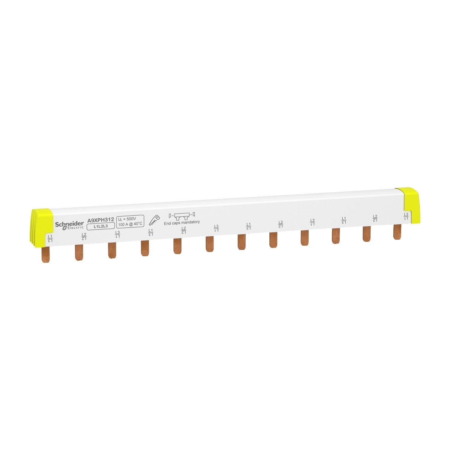 SCHNEIDER ELECTRIC SNRA9XPH312 PETTINE IC60/STI 3P 12 MODULI
