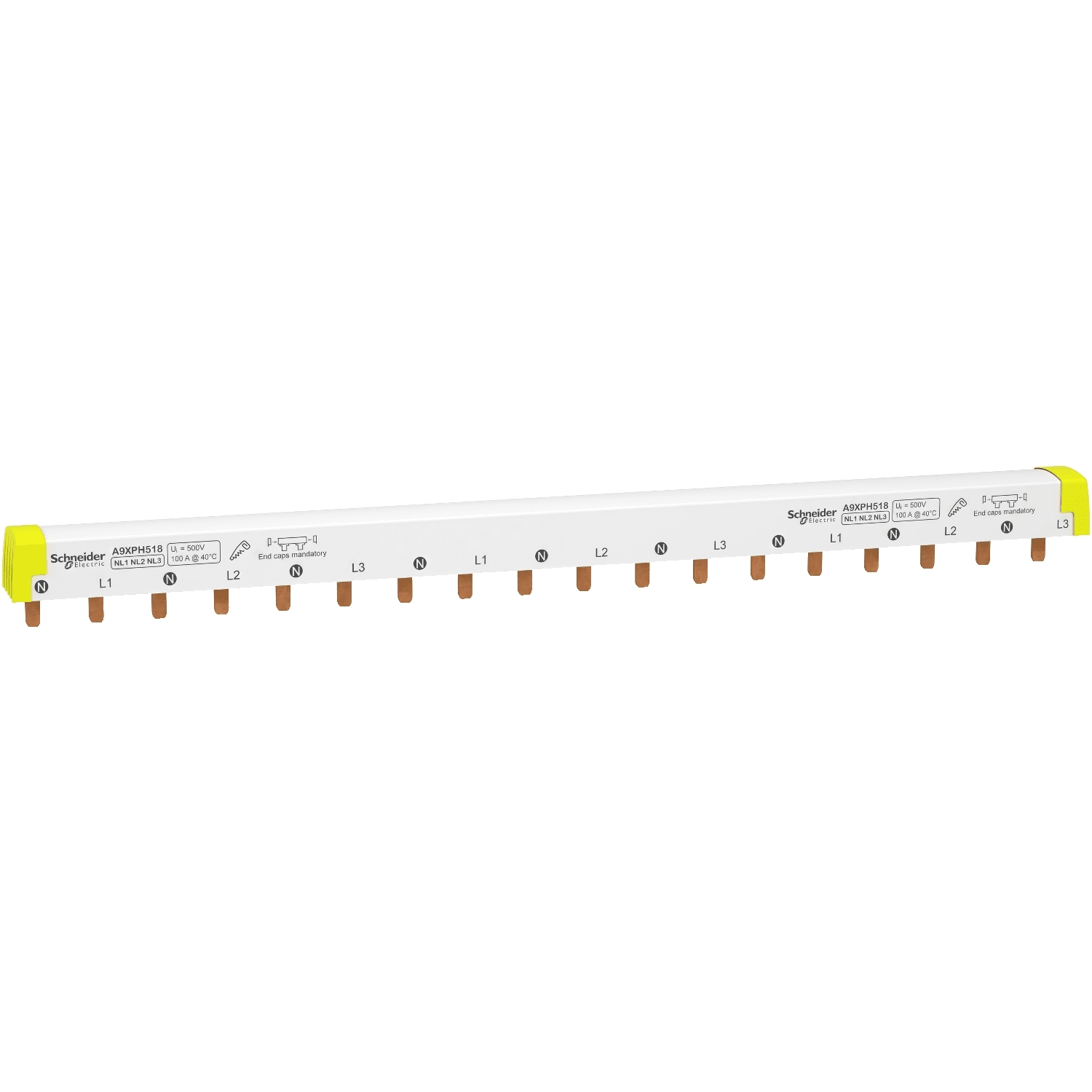 SCHNEIDER ELECTRIC - SNRA9XPH518 PETTINE IC60/STI 3P+N 18 MODULI