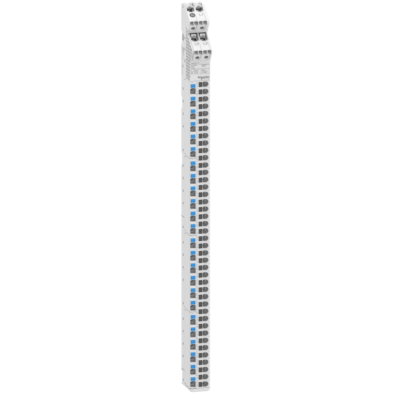 SCHNEIDER ELECTRIC - SNRA9XPK714 Mors. vert. VDIS 125A 66 connessioni