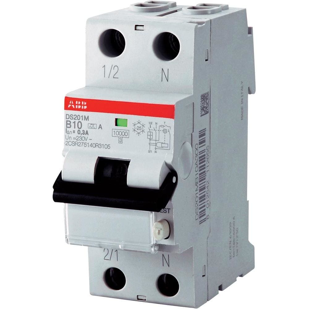 ABB SPA - ABBDS1MC16AC30 DS201 M INT.DIFF.MAGN.10KA 1P+N AC C16 3