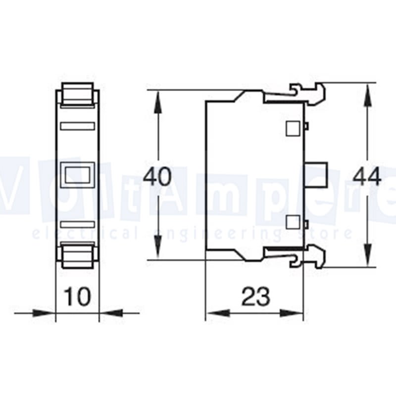 ABB SPA - ABBEO 404 7 MCBH-30 CONTATTO CON PORTA CONTATTI