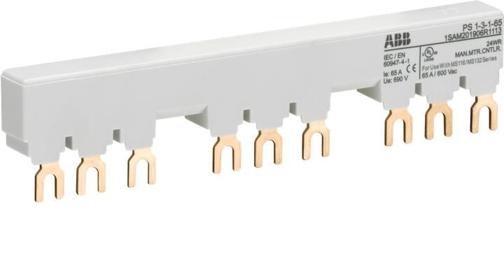 ABB SPA ABBEP 120 8 PS1-3-1 BARRE COLL. X 3 MS116/132 + 1 AU