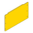 ABB SPA - ABBPF1002 PIASTRA DI FONDO CIECA H=200MM 24MOD.