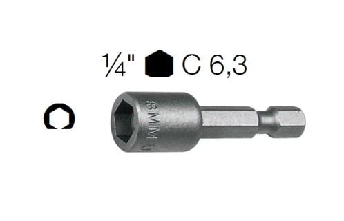 ABC TOOLS SPA - ABCA15832806 INSERTI E 6,3 A 1583/28 ES.MM6