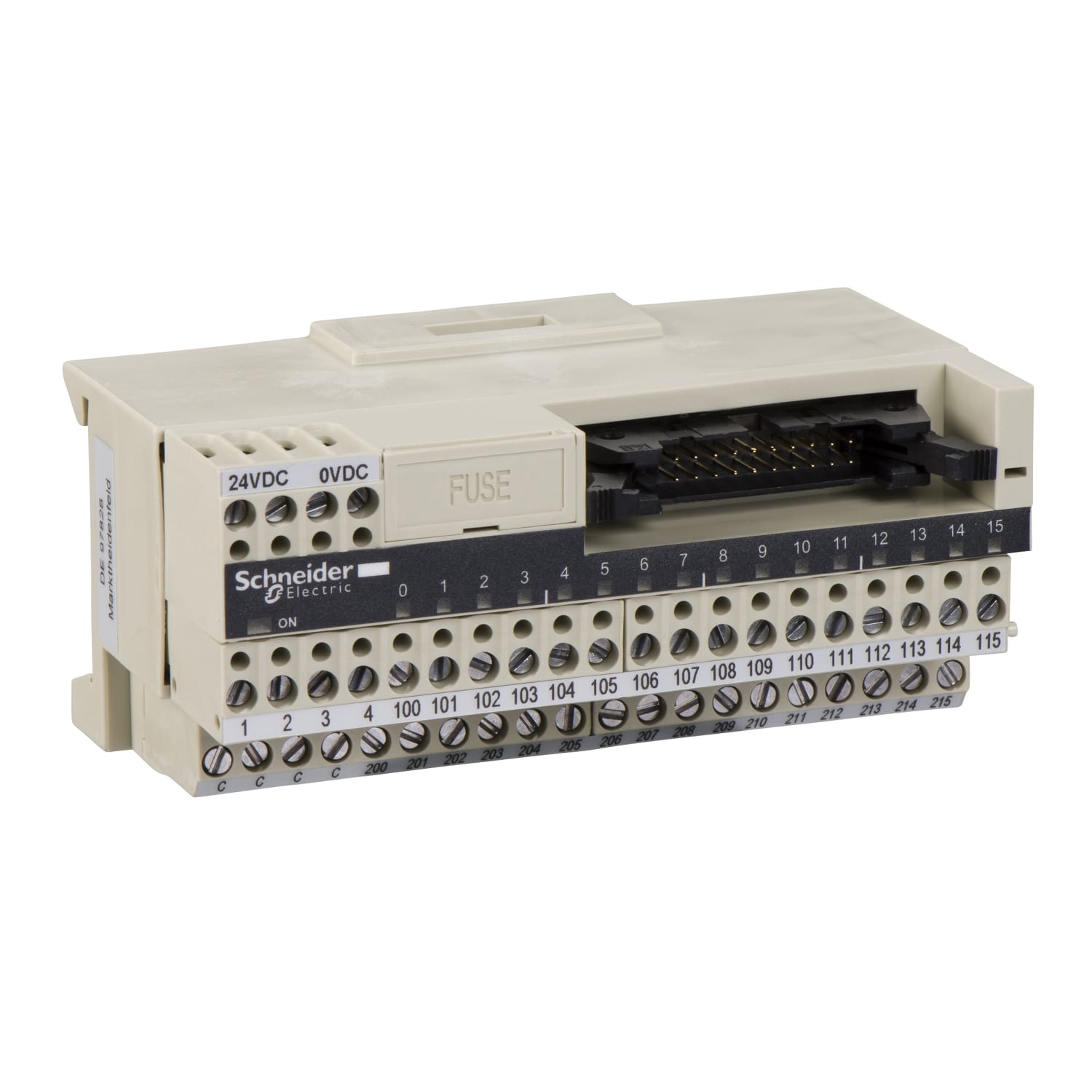 SCHNEIDER ELECTRIC SNRABE7H16C21 Passiver Klemmenblock ABE7, 16 Ein- od.