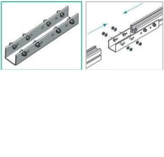 ALUSISTEMI - ALUATL010 ELEMENTO DI GIUNZIONE LONGHERONE 45X45 -