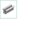 ALUSISTEMI - ALUATL020.80 MORSETTO CENTRALE FISS.PANNELLI - SENZA