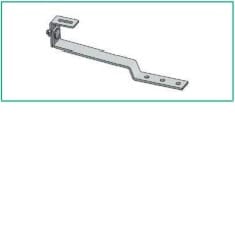 ALUSISTEMI - ALUATL028.AI STAFFA PER TEGOLA RIBASSATA - SINGOLA RE