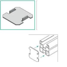 ALUSISTEMI - ALUATL047.4545 TAPPO COPRIFORO 45X45 - IN ALLUMINIO