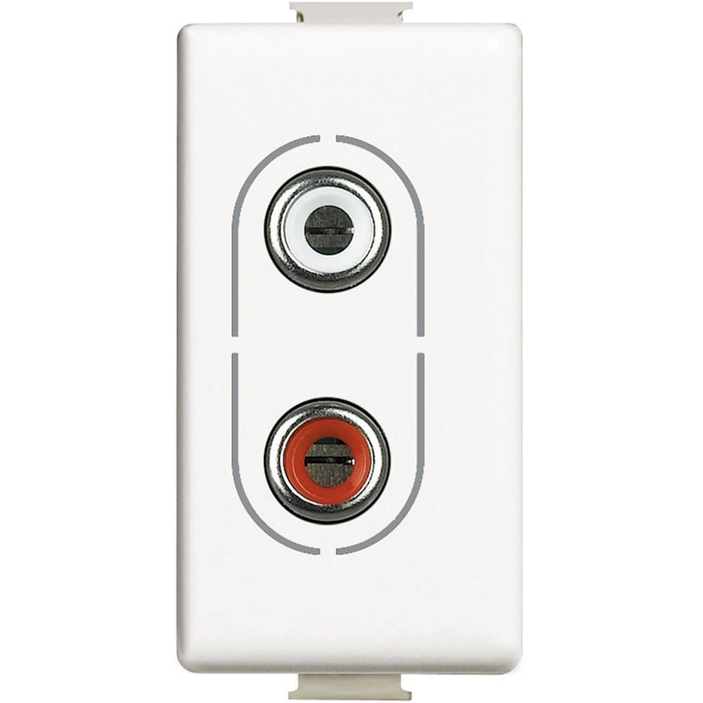 BTICINO BTIAM4281 MATIX - PRESA AUDIO RCAX2