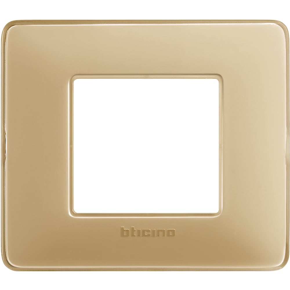 BTICINO BTIAM4802CAV MATIX - PLACCA 2P COLORS AVORIO