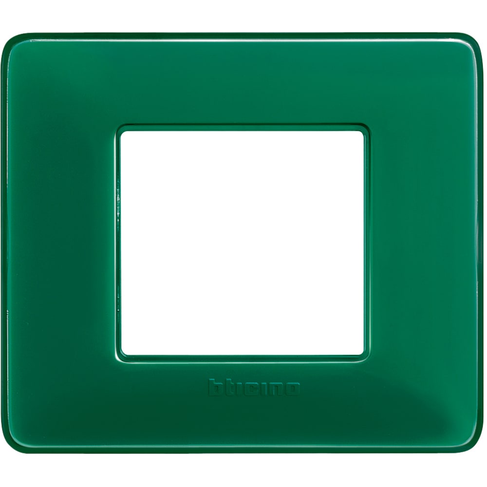 BTICINO BTIAM4802CVS MATIX - PLACCA 2P COLORS SMERALDO