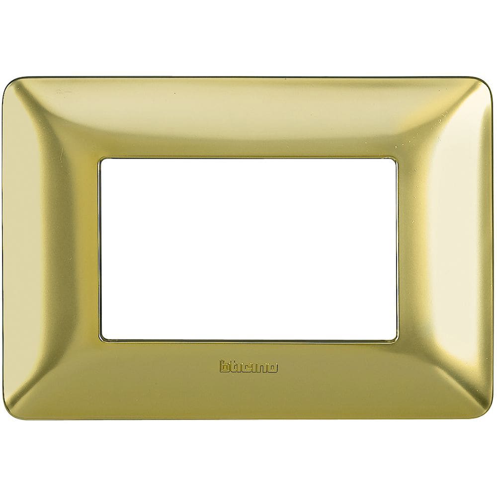 BTICINO BTIAM4803GOS MATIX - PLACCA 3P ORO SATINATO