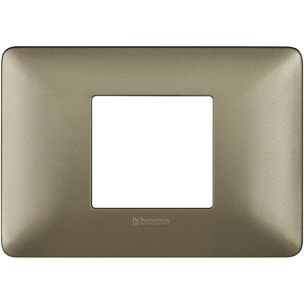 BTICINO BTIAM4819MTA MATIX - PLACCA 2P CENTRATI TITANIUM