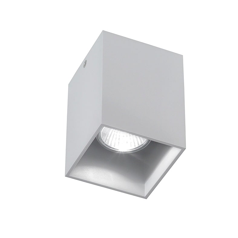 ROSSINI RSSARG001GR DOWNLIGHT A PLAFONE QUADRATO GRIGIO GU10