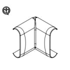 ARNOCANALI SPA - ARNAPIV.3 ANGOLO INTERNO VARIA X KPS72 BIANCO