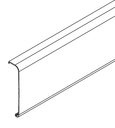 ARNOCANALI SPA ARNB103.3 COPERCHIO BATTISCOPA 100MM BIANCO