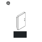 ARNOCANALI SPA - ARNBE1058.2 TERMINALE 105X65 PER BR/BU NERO