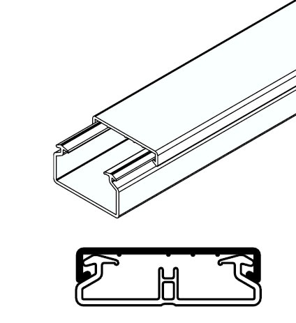 ARNOCANALI S.P.A - ARNK1031.3 MINICANALE 30X10/2 BIANCO