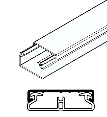 ARNOCANALI S.P.A - ARNK1031.3 MINICANALE 30X10/2 BIANCO