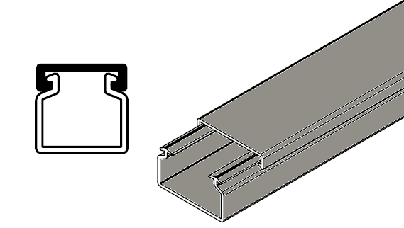 ARNOCANALI S.P.A - ARNK1515.1 MINICANALE 15X15 GRIGIO