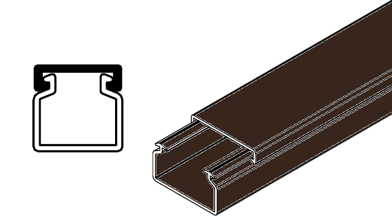 ARNOCANALI S.P.A - ARNK1515.5 MINICANALE 15X15 MARRONE