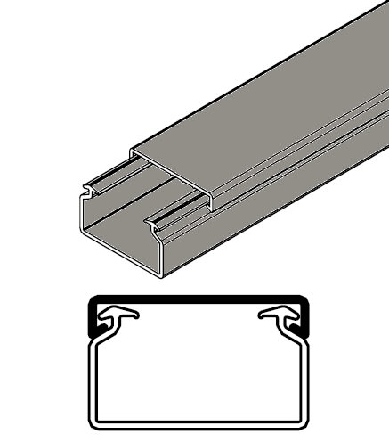 ARNOCANALI S.P.A - ARNK1830.1 MINICANALE 30X18 GRIGIO