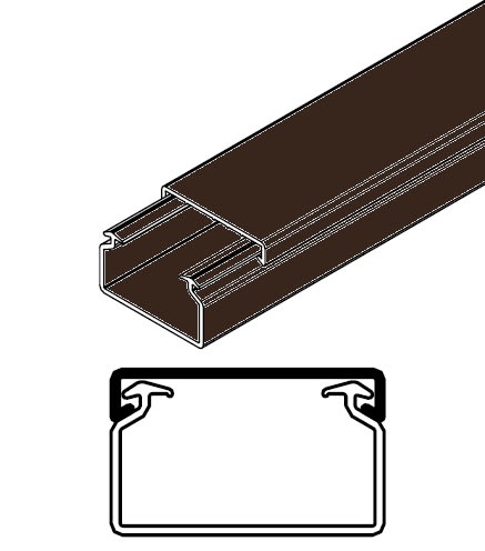 ARNOCANALI S.P.A - ARNK1830.5 MINICANALE 30X18 MARRONE