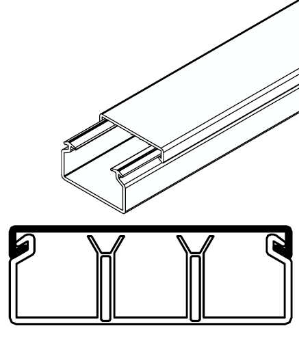 ARNOCANALI S.P.A - ARNK1852.3 MINICANALE 50X18/3 BIANCO