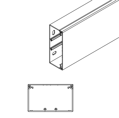 ARNOCANALI S.P.A - ARNK60100.3 CANALE DIVISIBILE 100X60/3 BIANCO
