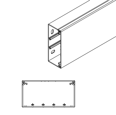 ARNOCANALI S.P.A - ARNK60120.3 CANALE DIVISIBILE 120X60/5 BIANCO