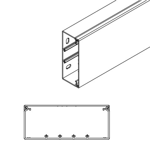 ARNOCANALI S.P.A - ARNK60150.3 CANALE DIVISIBILE 150X60/5 BIANCO