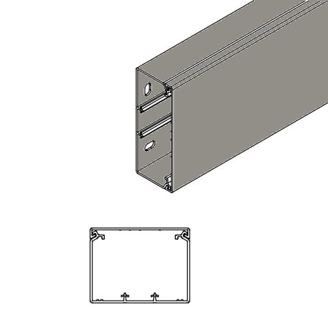 ARNOCANALI S.P.A - ARNK6080.1 CANALE DIVISIBILE 80X60/3 GRIGIO