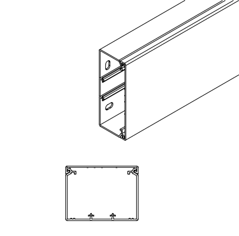 ARNOCANALI S.P.A - ARNK6080.3 CANALE DIVISIBILE 80X60/3 BIANCO
