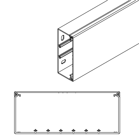 ARNOCANALI S.P.A - ARNK80200.3 CANALE DIVISIBILE 200X80/7 BIANCO