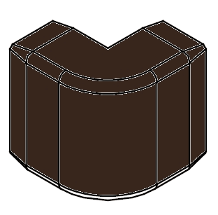 ARNOCANALI S.P.A - ARNKA1830.5 ANGOLO ESTERNO 30X18 MARRONE