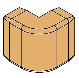 ARNOCANALI S.P.A - ARNKA1015.FG ANGOLO ESTERNO 15X10 FAGGIO