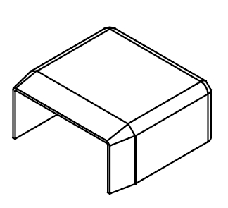 ARNOCANALI S.P.A - ARNKE4040.3 TERMINALE 40X40 BIANCO