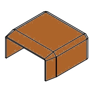 ARNOCANALI S.P.A - ARNKE1830.52 TERMINALE 30X18 LEGNO SCURO