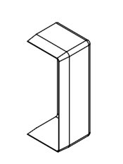 ARNOCANALI S.P.A - ARNKE120.3 TERMINALE 120X60-120X40 BIANCO