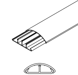 ARNOCANALI S.P.A - ARNKP1031.3 CANALE SOPRAPAVIMENTO 35X10 BIANCO